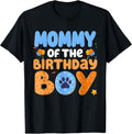 Mommy of The Birthday Boy Dog Lover Family Matching T-Shirt