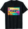 Colorful Cassette Tape 90s Retro Aesthetic T-Shirt