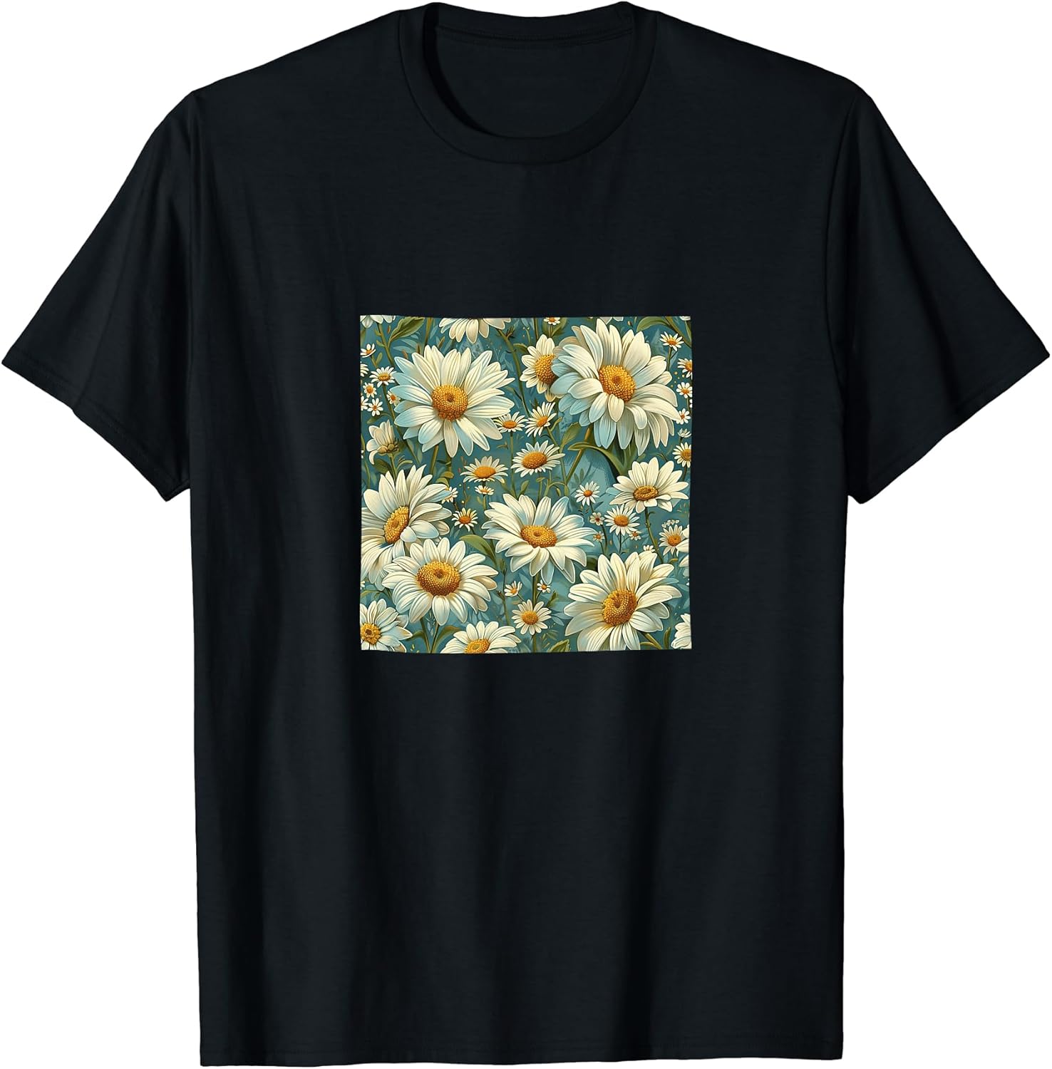 Shasta Daisy Flower Pattern Merch