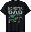 Monster Truck Dad Family Matching Monster Truck Lovers T-Shirt