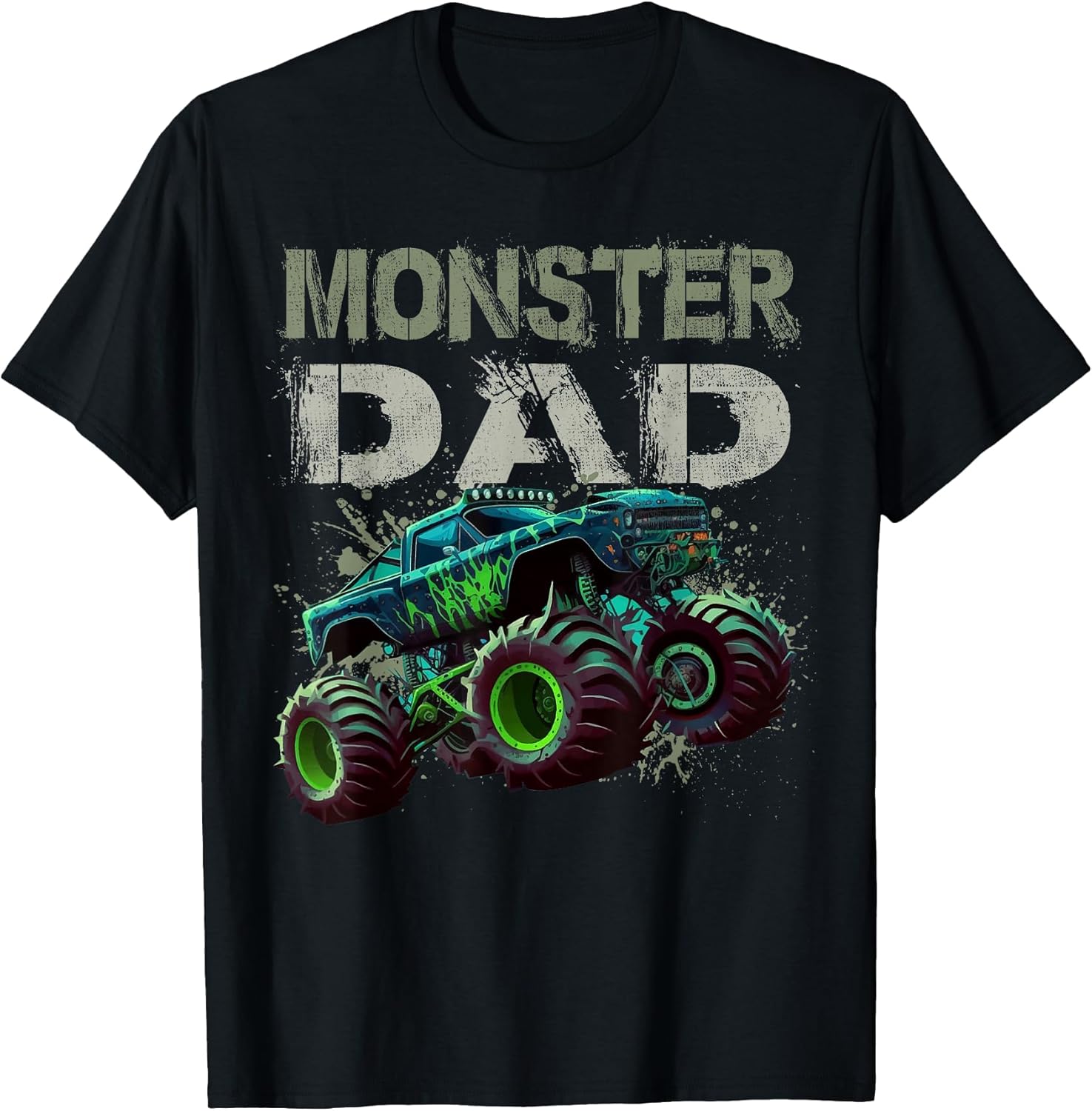 Monster Truck Dad Family Matching Monster Truck Lovers T-Shirt