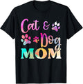 Pet Cat Dog Mom Shirt for Women, Mothers Day T-Shirt