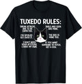 Tuxedo Cat Rules Tuxedo Cat Lover Tuxedo Cat Owner T-Shirt