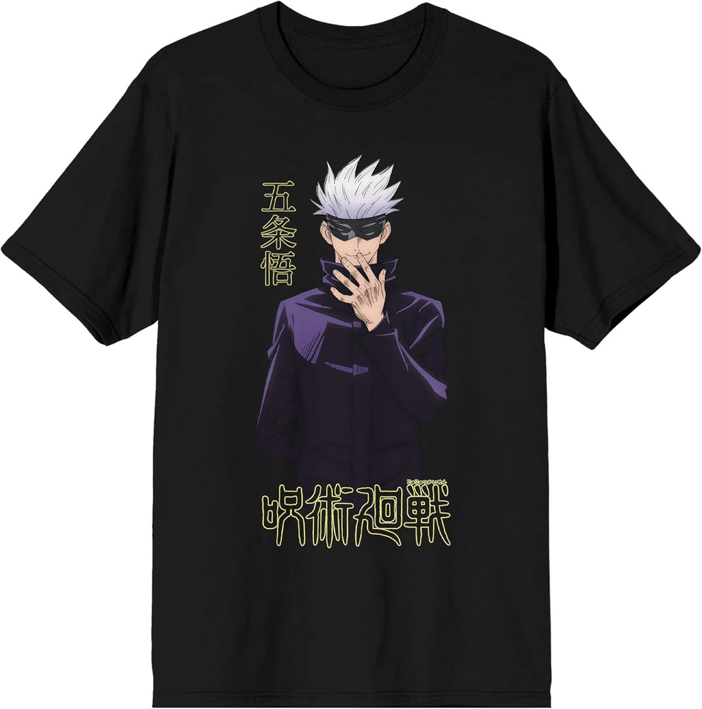 Jujutsu Kaisen Gojo Satoru Men's Black Short-Sleeve Performance Tee
