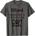 Funny Cat Mom Cat with Heart Retirement for Cat Lover T-Shirt
