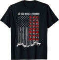 So God Ma.de A Farmer Farming Quote By Merch