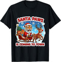 Santa Paws Is Coming To Town Christmas Tiger Merch
