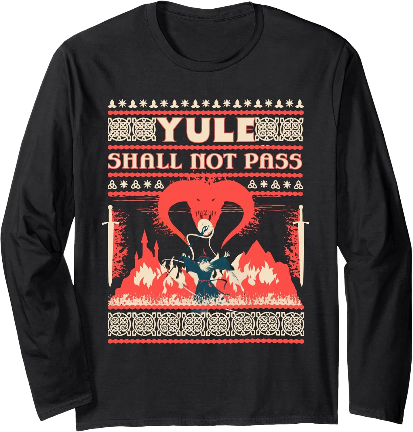Yule Shall Not Pass Funny Christmas Krampus