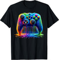 Colorful Passion for Gaming Gamer Graphic Design T-Shirt
