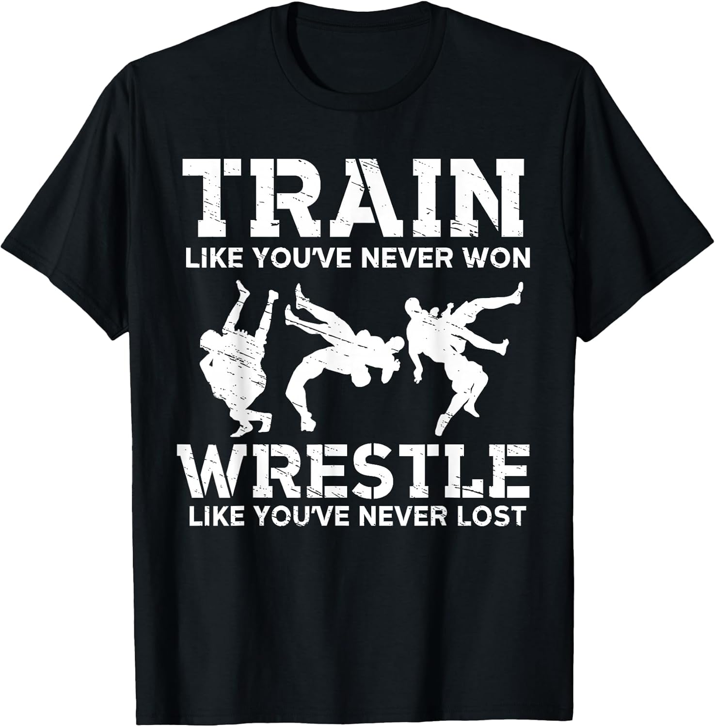 Train To Wrestle MMA Wrestler Motivational Wrestling T-shirt T-Shirt