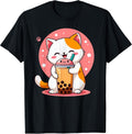 Cute Anime Cat Boba Tea