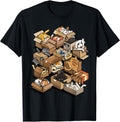 Kawaii Cardboard Cat Kitten Funny Cat Meme Cat Lover Owner T-Shirt