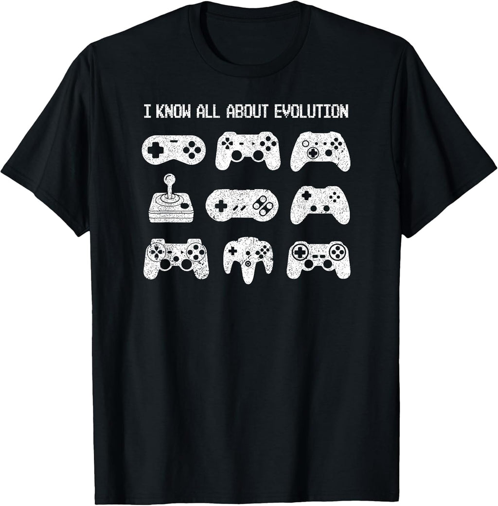 Control All the Things Video Game Controller Gaming Retro T-Shirt