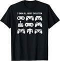 Control All the Things Video Game Controller Gaming Retro T-Shirt