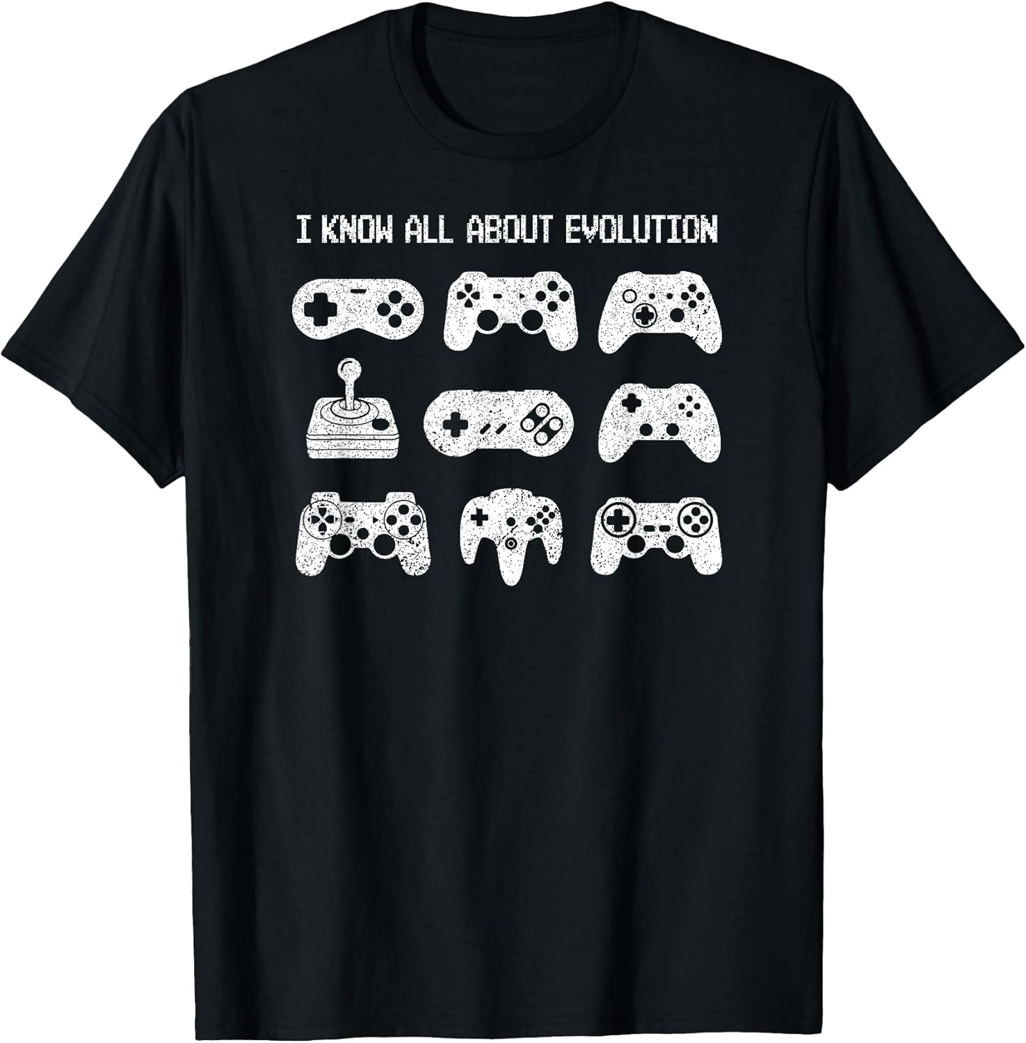 Control All the Things Video Game Controller Gaming Retro T-Shirt