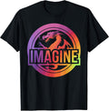 Retro Fantasy Magical Dragon Shirts for Kids Men's