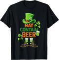 May Contain Beer Funny St Patrick Day Merch Co.