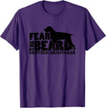 Fear the Beard Deutsch Drahthaar Unisex Adults Grey T-Shirt