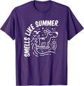 Dog Surfing Smells Like Summer Quote Design