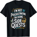 Unisex-Adult Black Modern Classic T-Shirt Small Short Sleeve Crew Neck Humorous Gaming Graphic Lightweight