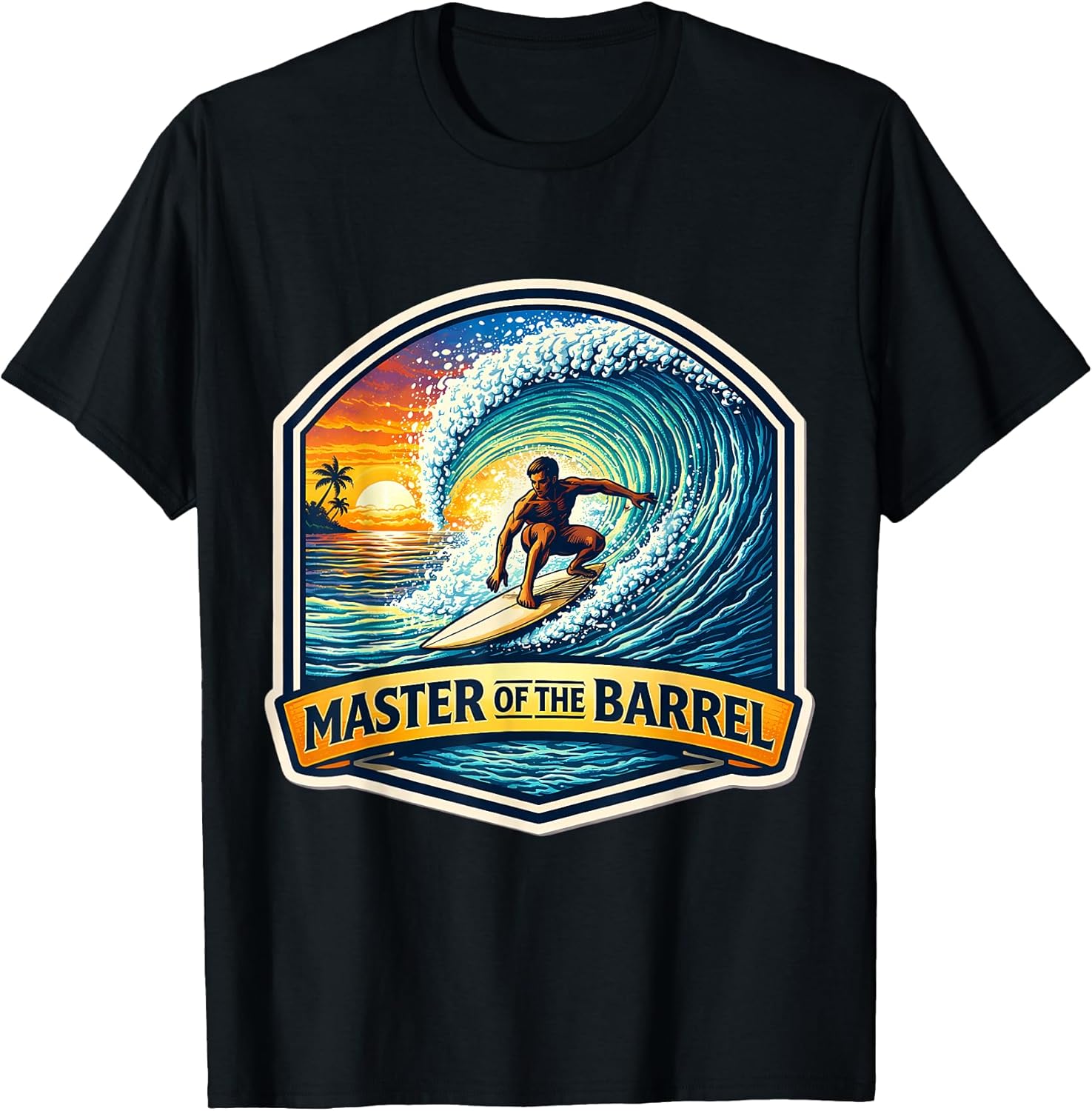 Master Of The Barrel Surfer Surfing Merch