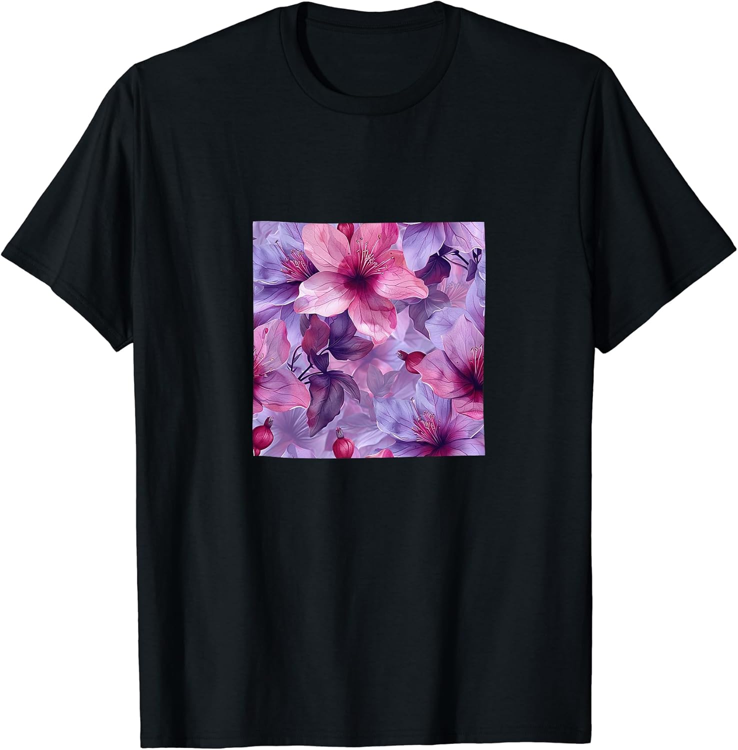 Fuchsia Flower Pattern Merch