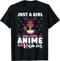African American Anime Ramen Tee For Teen Girls