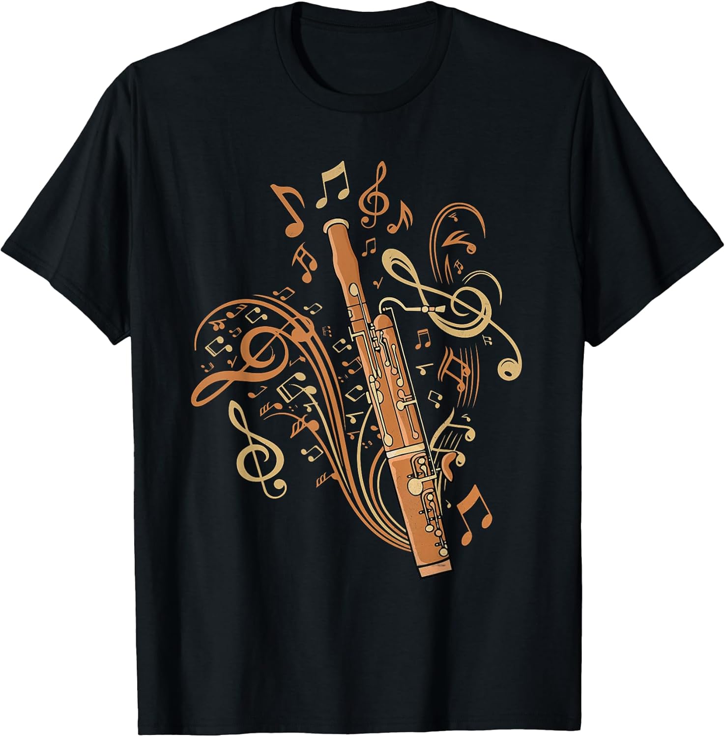 Bassoonist Music Lover Men Big Band Women Bassoon T-Shirt