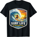 Surf Life Is The Good Life Surfer Surfing Merch