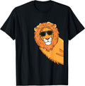 Cool Lion Lover Kids Wild Cat Lion T-Shirt