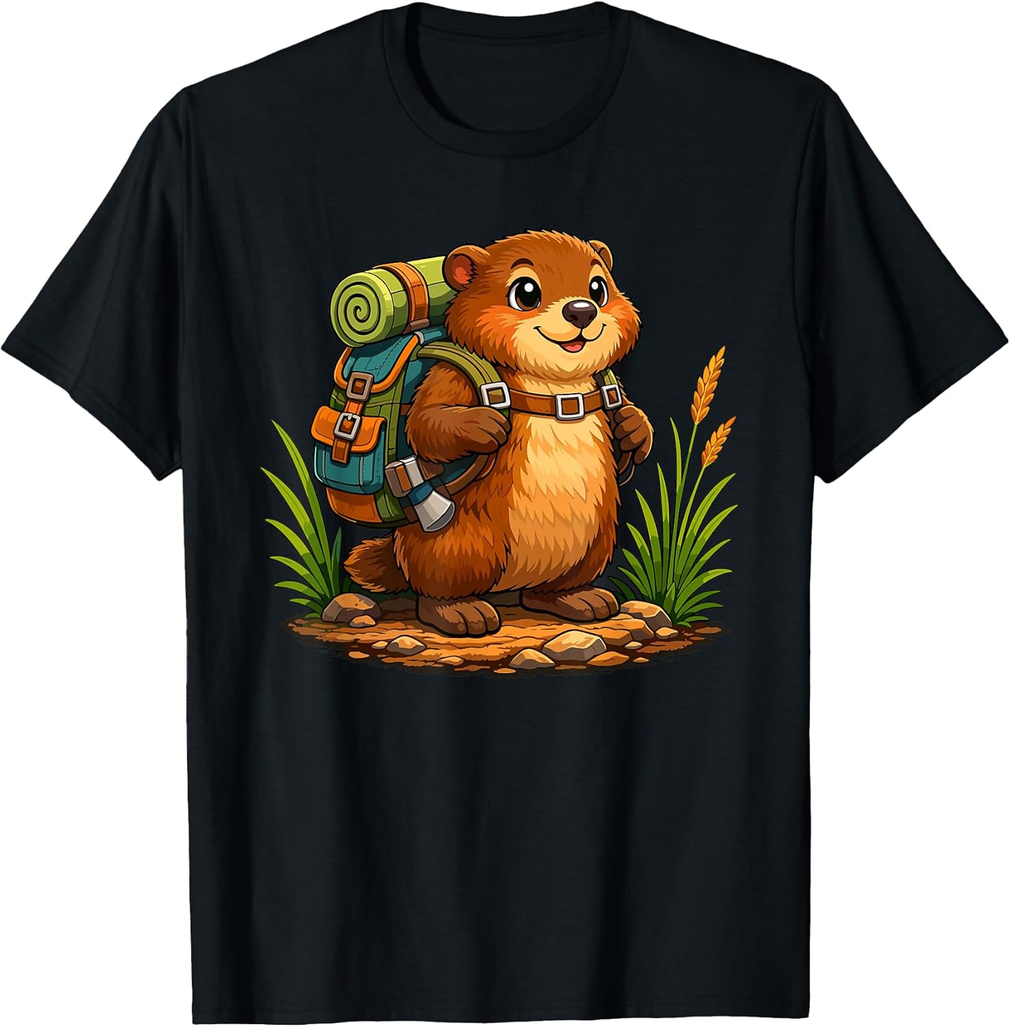 Groundhog Hiker Trekking Hike Merch.