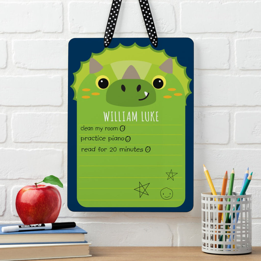 Dinosaur Personalized Hanging Dry-Erase Board