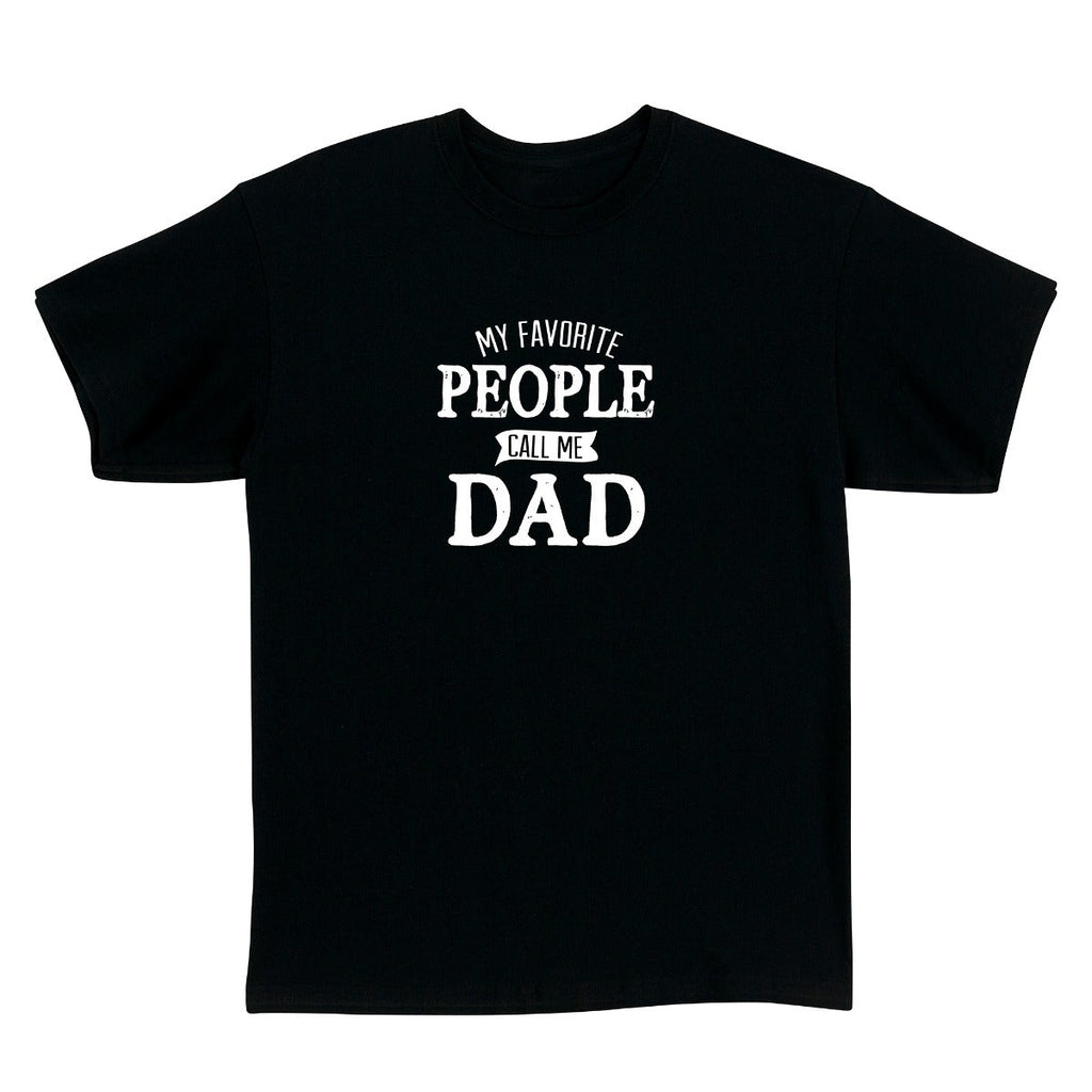 My Favorite People Call Me Personalized Adult Black T-Shirt
