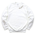 Embroidered Mama White Sweatshirt with Kid Names on Sleeve
