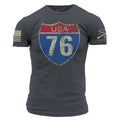 CFP Route 76 Men's Tee - Heavy Metal