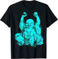 Red Laughing Buddha Yoga Tshirt