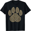 Celtic Knot Paw Print Dog Cat Lover Spiritual T-Shirt