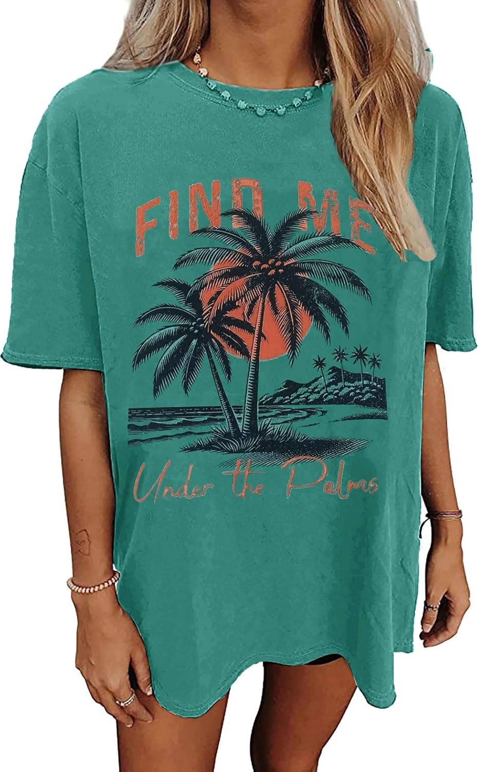 Wildflowers Shirt for Women Oversized Vintage Floral T Shirts Inspirational Graphic Tees Summer Casual Loose Beach Tops