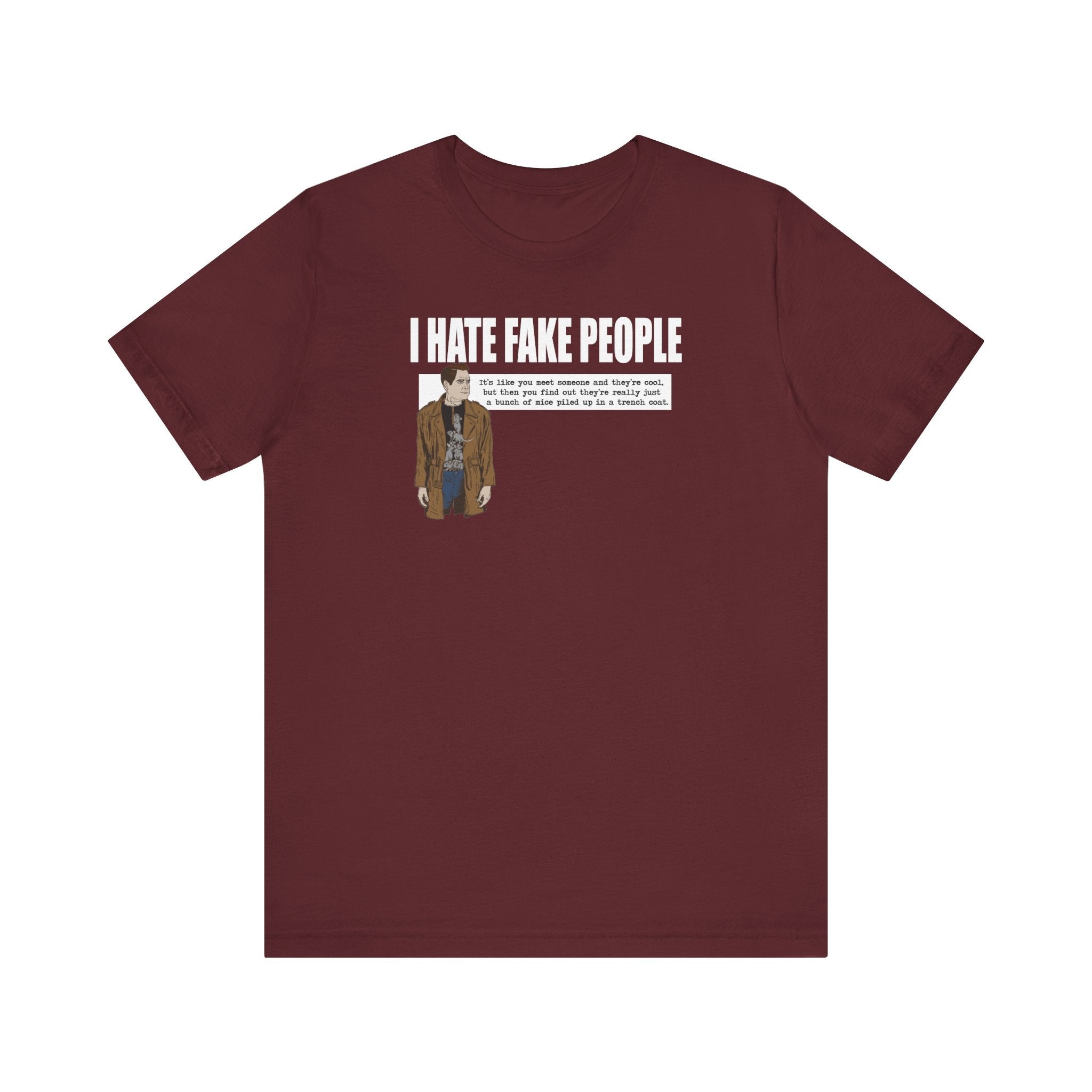 I Hate Fake People - Men's T-Shirt