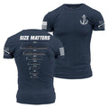 Dock Size Matters T-Shirt - Midnight Navy