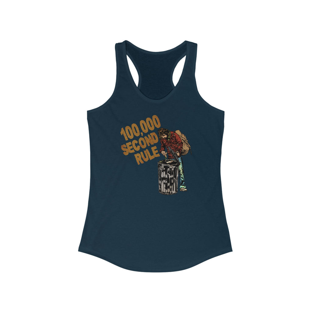 100000 Second Rule  - Women’s Racerback Tank