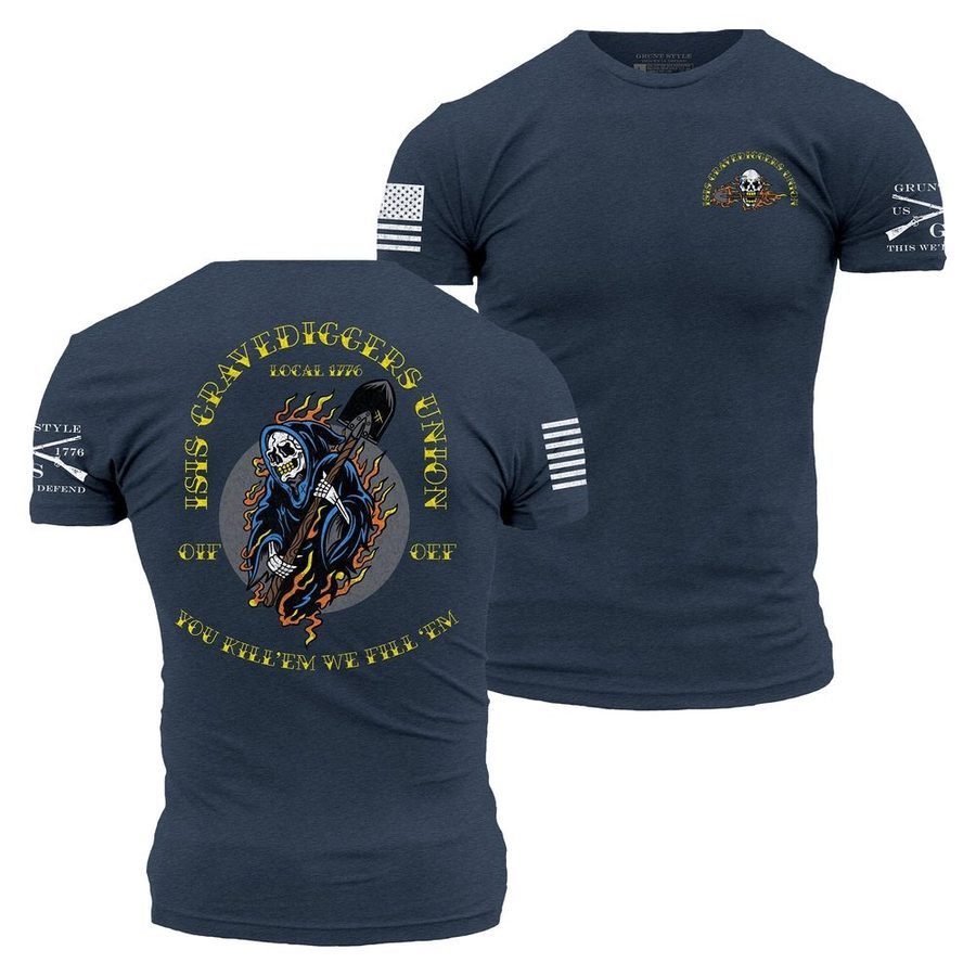 Gravediggers Union T-Shirt - Midnight Navy