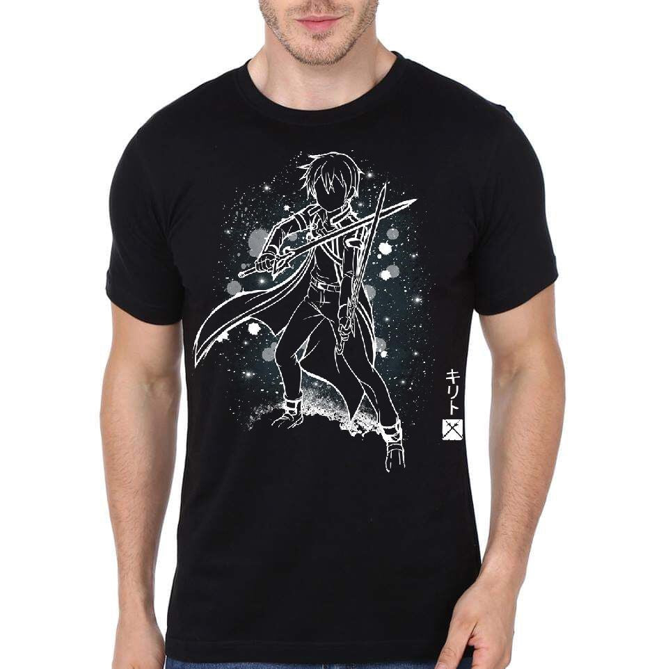 Sword Art Sao Black Unisex T-shirt, Sweatshirt, Hoodie, Long Sleeve Tee (1)