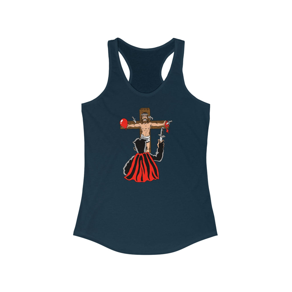 Jesus/Magician/Knives  - Women’s Racerback Tank