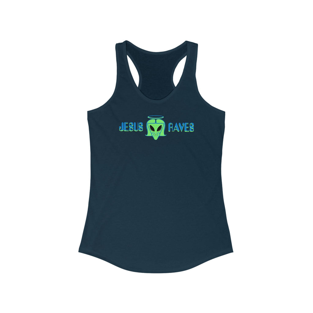 Jesus Raves - Women's Racerback Tank