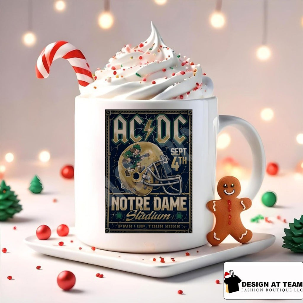 ACDC Band Notre Dame Stadium PWR up Tour 2026 shirt