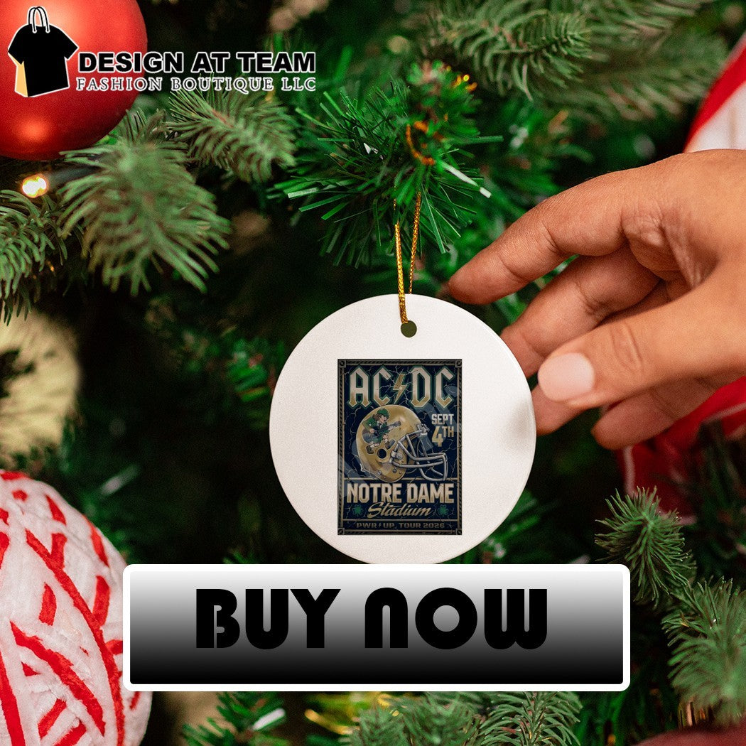 ACDC Band Notre Dame Stadium PWR up Tour 2026 shirt