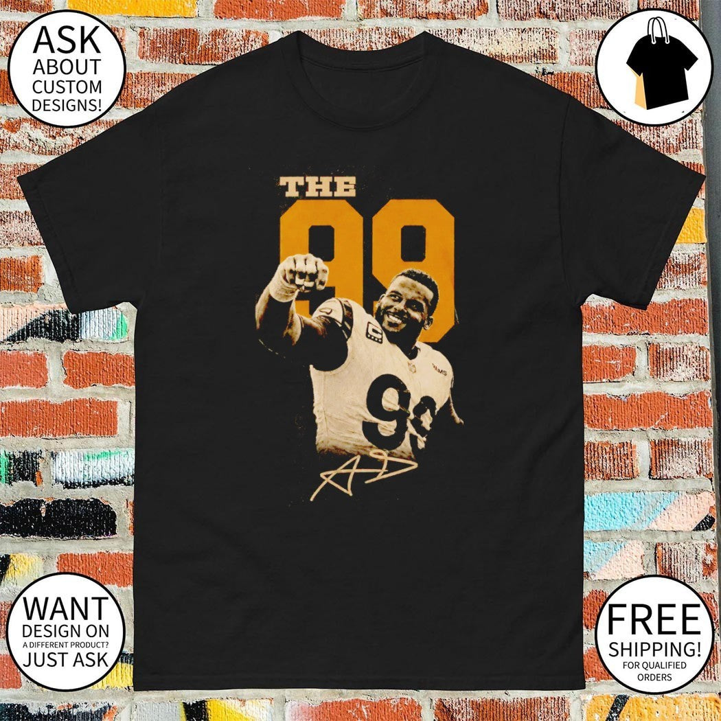 Aaron Donald 99 Football Graphic LA Rams shirt