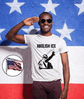 Abolish Ice Activist with Slingshot Graphic shirt
