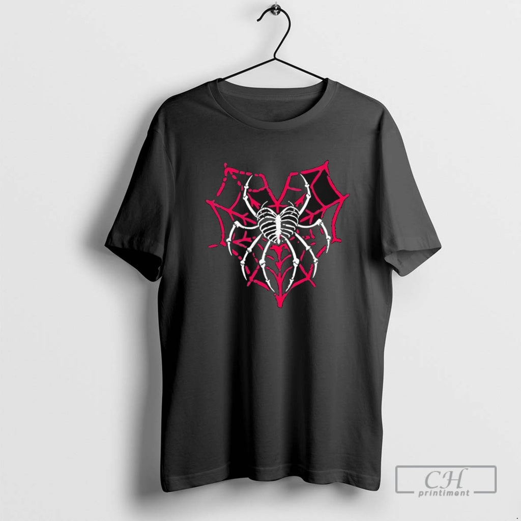 Aj Lee Love Bites Back Spider Web T Shirt Sweater